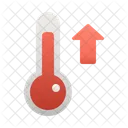 Aumento De La Temperatura Icono