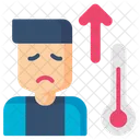 Aumento De Temperatura Temperatura Termometro Ícone