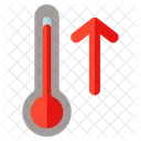 Aumento De Temperatura Calentamiento Global Cambio Climatico Icono