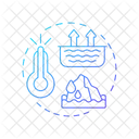 Metricas Climaticas Aumento Del Nivel Del Mar Clima Icono