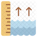 Monitoreo Del Nivel Del Mar Soluciones Sostenibles Erosion Costera Icon