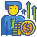 Aumentar Salario Salario Financas Icon