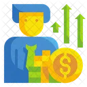 Aumentar Salario Salario Financas Icon