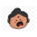 Indian Aunty Emoji Icon