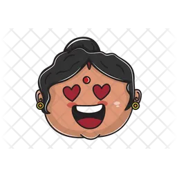 Aunt In Love Emoji Icon