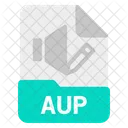 Aup File Document Icon