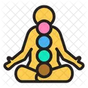 Auras Chakra Energy Yoga Icon