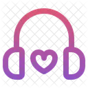 Auriculares Amor Lista De Reproduccion Icono