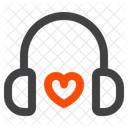 Auriculares Amor Lista De Reproduccion Icono