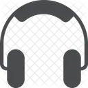 Auriculares sobre la oreja  Icono