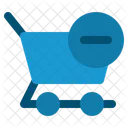 Warenkorb E Commerce Markt Symbol