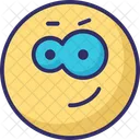 Ausdunnung Emoticons Zwinkernder Smiley Symbol