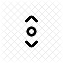 Erweitern Nach Oben Nach Unten Symbol