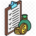 Kosten Ausgaben Budget Icon