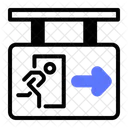 Ausgangsschild  Symbol