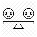 Ausgeglichen Gleichgewicht Gruppe Symbol