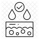 Ausgeglichene Haut  Symbol