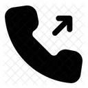 Ausgehender Anruf Anruf Telefon Symbol