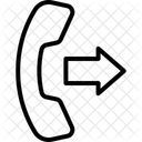 Ausgehender Anruf  Symbol