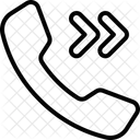 Ausgehender Anruf  Symbol