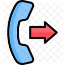 Ausgehender Anruf  Symbol