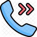 Ausgehender Anruf  Symbol