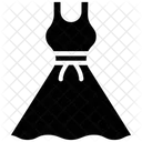 Ausgestelltes Kleid  Symbol