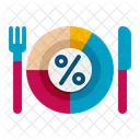 Ausgewogene Ernährung  Symbol