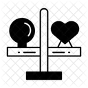 Ausgewogener Lebensstil  Symbol