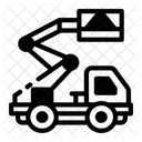 Hubarbeitsbuhne Kran Hebezeug Symbol
