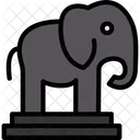 Auspicious Elephant Symbol Of Strength Good Luck Icon