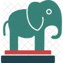 Auspicious Elephant Symbol Of Strength Good Luck Icono