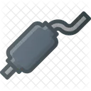 Auspuff Teil Fahrzeug Symbol