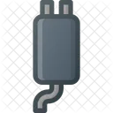 Auspuff Teil Fahrzeug Symbol