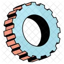 Zahnrad Zahnrad Symbol