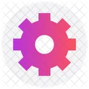 Schnittstelle Getriebe Zahnrad Icon