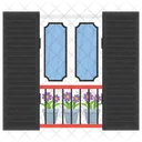 Außenfenster  Symbol