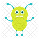 Ausserirdischer Monster Cartoon Symbol