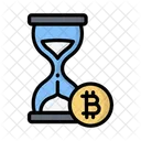 Ausstehender Bitcoin Bitcoin Logo Digital Symbol