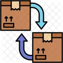 Austausch Ersatz Paket Symbol