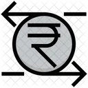Austausch Wahrung Rupie Symbol