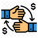 Austausch Transaktion Finanz Symbol