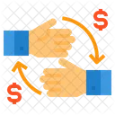 Austausch Transaktion Finanz Symbol