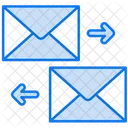 E-Mails austauschen  Symbol