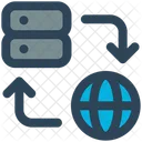 Austausch server  Symbol