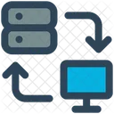 Austausch server  Symbol