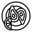 Austern Meeresfruchte Schalentiere Symbol