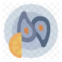 Austern Meeresfruchte Schalentiere Symbol