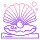 Auster Schale Perle Symbol