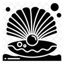Auster Schale Perle Symbol